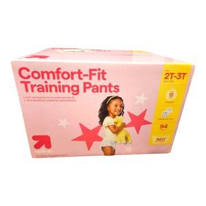 Up And Up Comfort Fit Girls Disposable Training Pants 2T-3T 94 ct New In Box